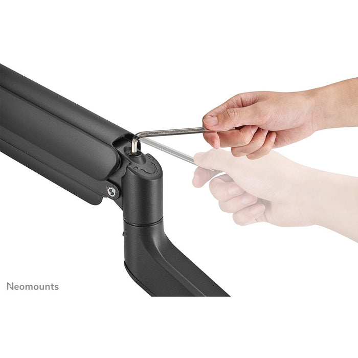 Tischhalterung für Curved-Ultra-Wide-Bildschirme (17"-49") max. 18kg - vollbeweglich- Neomounts Schwarz