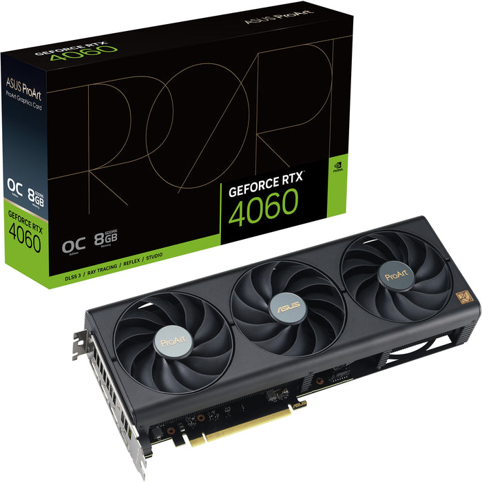 RTX 4060 8GB Asus Pro Art OC GDDR6 3Fan PROART-RTX4060-O8G