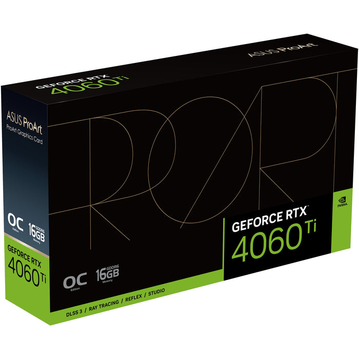 RTX 4060 Ti 16GB Asus Proart OC GDDR6 3Fan PROART-RTX4060TI-O16G