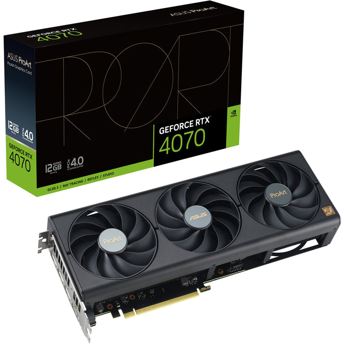 RTX 4070 12GB Asus ProArt OC GDDR6X 3Fan PROART-RTX4070-O12G