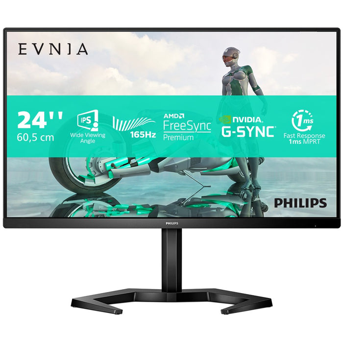 61cm/24" (1920x1080) Philips Momentum 3000 24M1N3200ZA 16:9 FHD IPS 165Hz 1ms 2xHDMI DP Speaker Pivot Black