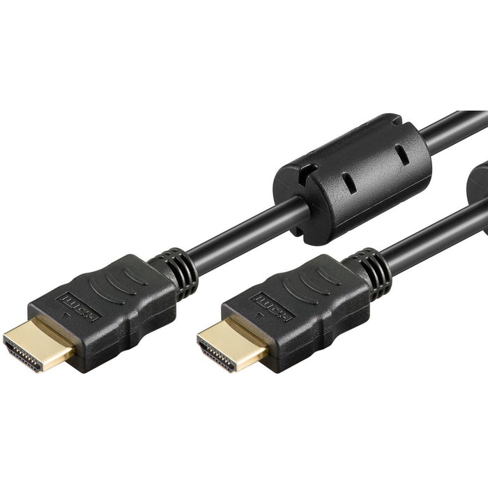 Goobay HDMI (ST-ST) 10m HighSpeed Anschlusskabel Schwarz