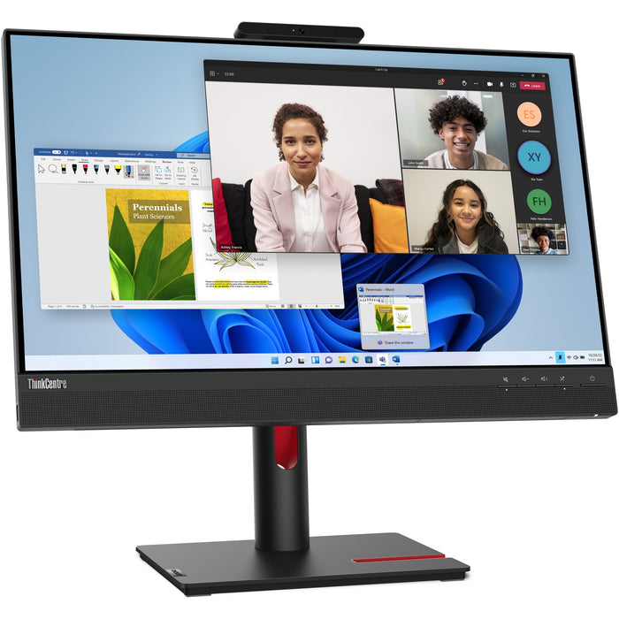 Custom Gaming Desktop PCs - Ireland - GAMEFORCE.IE-  60,5cm/23,8" (1920x1080) Lenovo ThinkCentre Tiny-in-One 24 Gen 5 16:9 FHD IPS Touch 60Hz 4ms HDMI DP Speaker Black