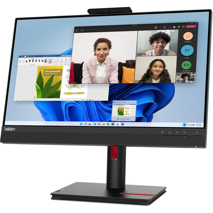 Custom Gaming Desktop PCs - Ireland - GAMEFORCE.IE-  60,5cm/23,8" (1920x1080) Lenovo ThinkCentre Tiny-in-One 24 Gen 5 16:9 FHD IPS Touch 60Hz 4ms HDMI DP Speaker Black