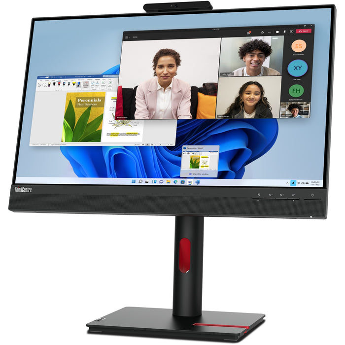 Custom Gaming Desktop PCs - Ireland - GAMEFORCE.IE-  60,5cm/23,8" (1920x1080) Lenovo ThinkCentre Tiny-in-One 24 Gen 5 16:9 FHD IPS Touch 60Hz 4ms HDMI DP Speaker Black