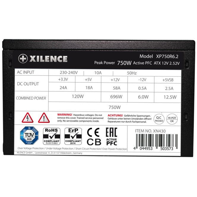 750W Xilence Performance XP750R6.2