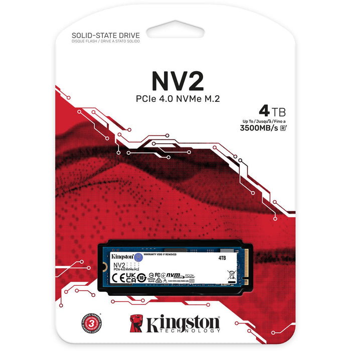 M.2 4TB Kingston NV2 NVMe PCIe 4.0 x 4