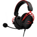 HP HyperX Cloud Alpha Gaming Headset - Over-Ear - schwarz/rot -