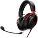 HP HyperX Cloud III Gaming Headset/7.1 Sound/DTS Headphone:X/Spatial Sound/Over-Ear - schwarz/rot