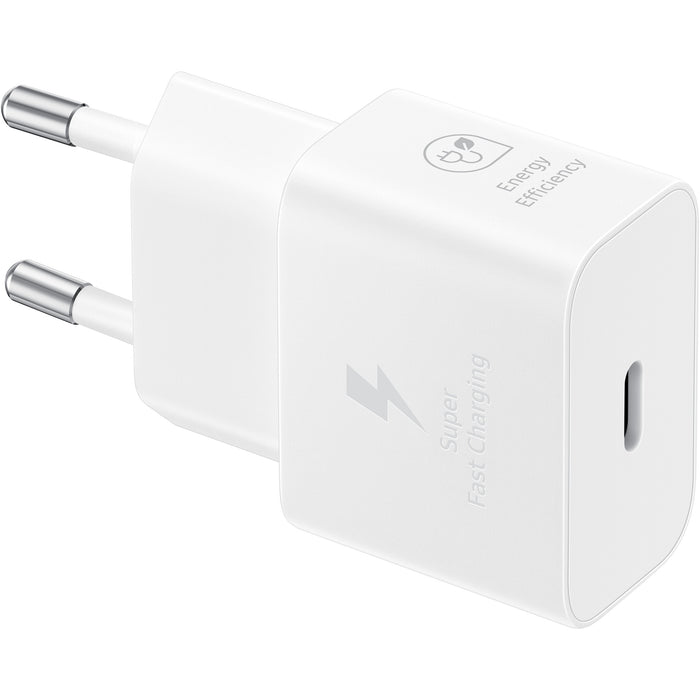 Samsung Schnellladegerät 25W Netzteil ink. Datenkabel USB Type-C white