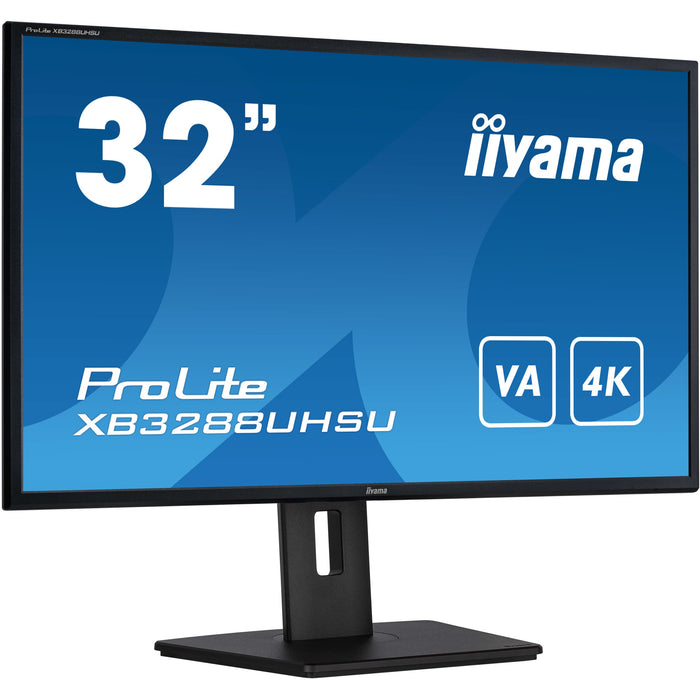3cm/32" (3840x2160) Iiyama ProLite XB3288UHSU-B5 4K LED 60Hz 3ms 2xHDMI DP LS Black