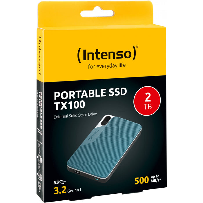 2TB Intenso TX100 Portable USB 3.2 Anthrazit