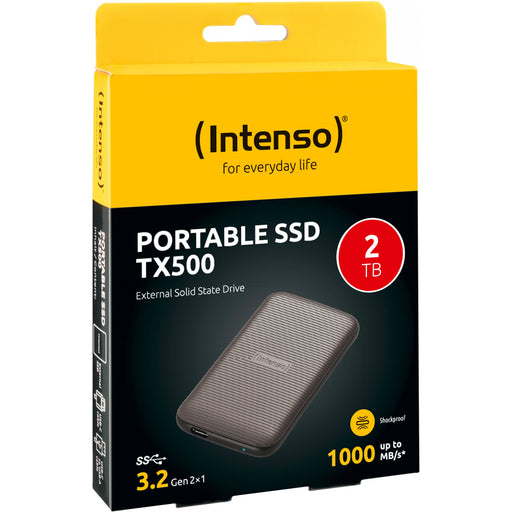 2TB Intenso TX500 Portable USB 3.2 Brown