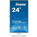 Displays - 61cm/24" (1920x1080) Iiyama ProLite XUB2492HSU-W6 16:9 FHD IPS 100Hz 0,4ms HDMI DP Pivot Speaker White