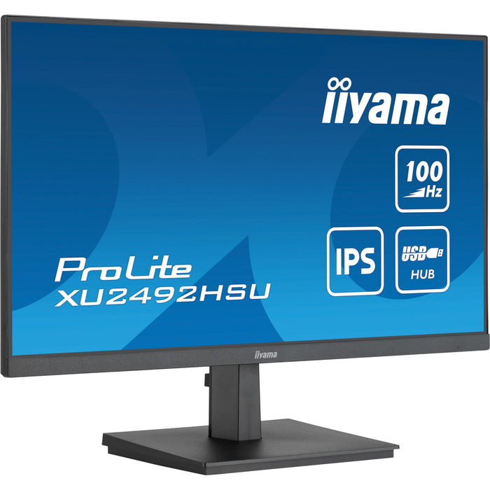 61cm/24" (1920x1080) iiyama ProLite XU2492HSU-B6 16:9 FHD IPS 100Hz 0