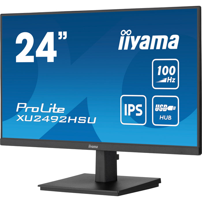 61cm/24" (1920x1080) iiyama ProLite XU2492HSU-B6 16:9 FHD IPS 100Hz 0