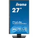 6cm/27" (1920x1080) Iiyama ProLite XUB2793HSU-B6 16:9 FHD IPS 100Hz 1ms HDMI DP Pivot VESA Speaker Black