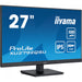 5cm / 27" (2560x1440) Iiyama 27iW WQHD IPS HDMI DP LS Black