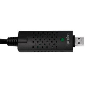 LogiLink USB 2.0 > 3xCinch + miniDIN5 (ST-BU) Audio-/ Videograbber Adapter Schwarz