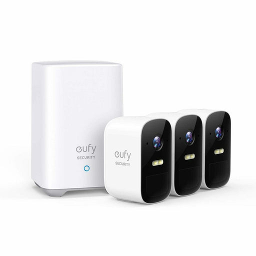 Anker Eufy eufyCam 2C 3+1 Kit Überwachungssystem 1080p HD IP67 Nachtsicht white