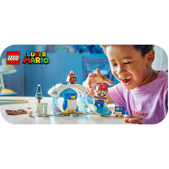 LEGO Super Mario Schneeabenteuer mit Familie Pinguin - Erweiterungsset 71430