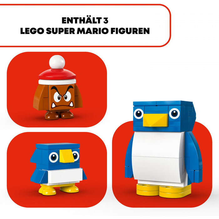 LEGO Super Mario Schneeabenteuer mit Familie Pinguin - Erweiterungsset 71430