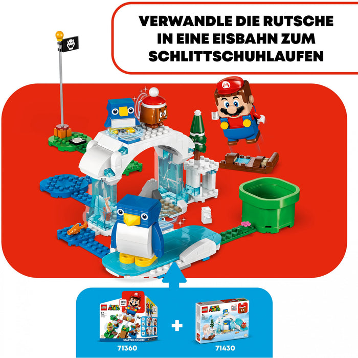 LEGO Super Mario Schneeabenteuer mit Familie Pinguin - Erweiterungsset 71430