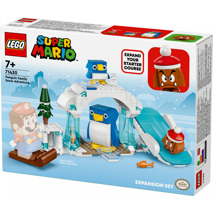 LEGO Super Mario Schneeabenteuer mit Familie Pinguin - Erweiterungsset 71430