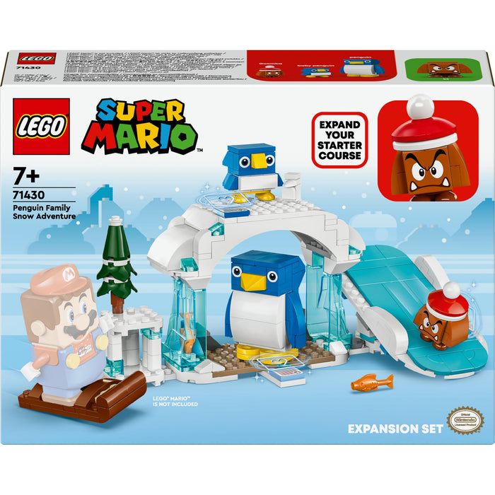 LEGO Super Mario Schneeabenteuer mit Familie Pinguin - Erweiterungsset 71430