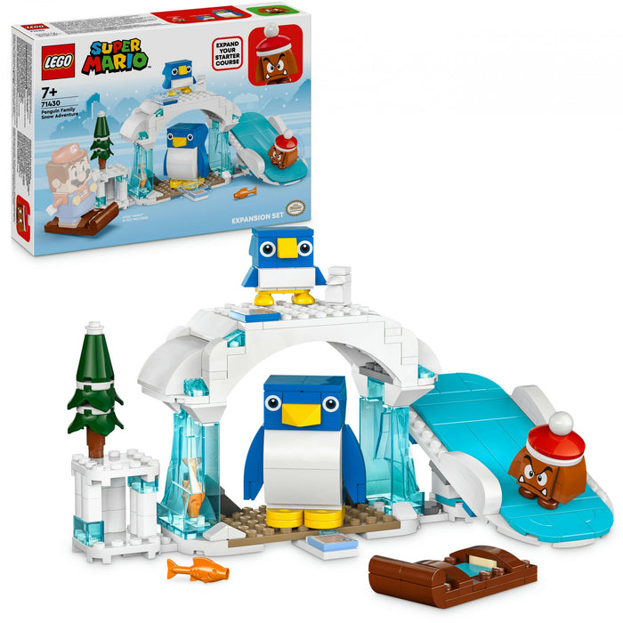 LEGO Super Mario Schneeabenteuer mit Familie Pinguin - Erweiterungsset 71430