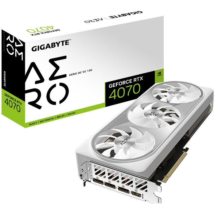 RTX 4070 12GB Gigabyte Aero OC V2 GDDR6X 3Fan