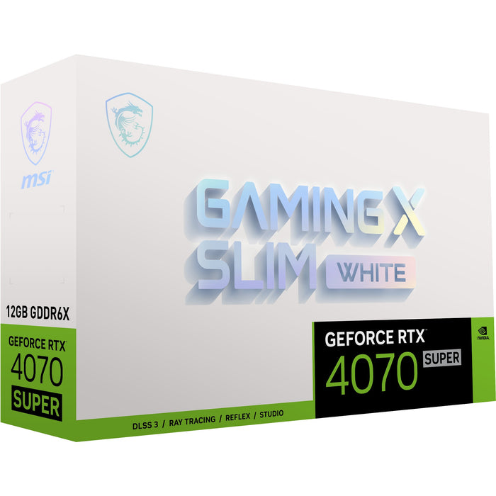 RTX 4070 Super 12GB MSI Gaming X Slim White GDDR6X 3Fan