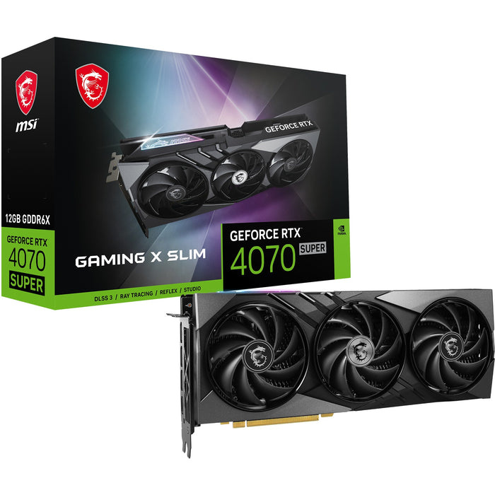 RTX 4070 Super 12GB MSI Gaming X Slim GDDR6X 3Fan