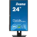 5cm/24" (1920x1080) Iiyama Prolite XUB2463HSU-B1 16:9 FHD IPS 100Hz 3ms HDMI DP USB LS Pivot Black