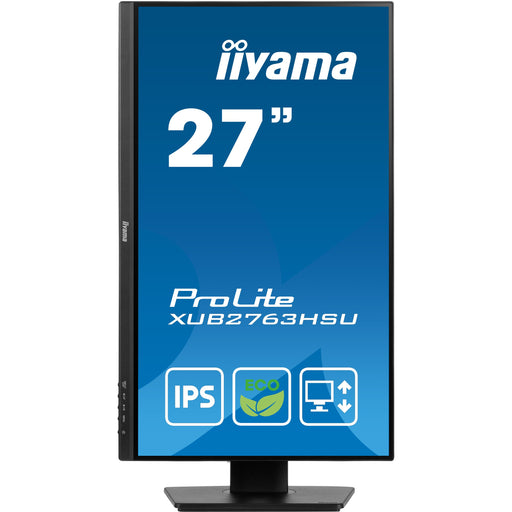 6cm/27" (1920x1080) iiyama Prolite XUB2763HSU-B1 16:9 FHD IPS 100Hz 3ms HDMI DP USB LS Pivot VESA Black