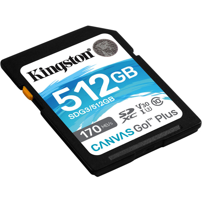 CARD 512GB Kingston Canvas Go! Plus SDXC 170MB/s