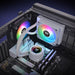 K Cooler Wasserkühlung Thermaltake TH120 V2 ARGB Sync CPU Liquid Cooler Snow Edition