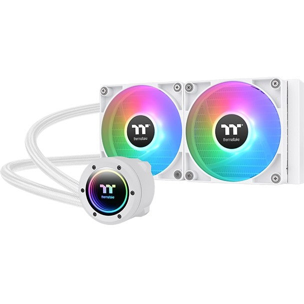 K Cooler Wasserkühlung Thermaltake TH240 V2 ARGB Sync CPU Liquid Cooler Snow Edition