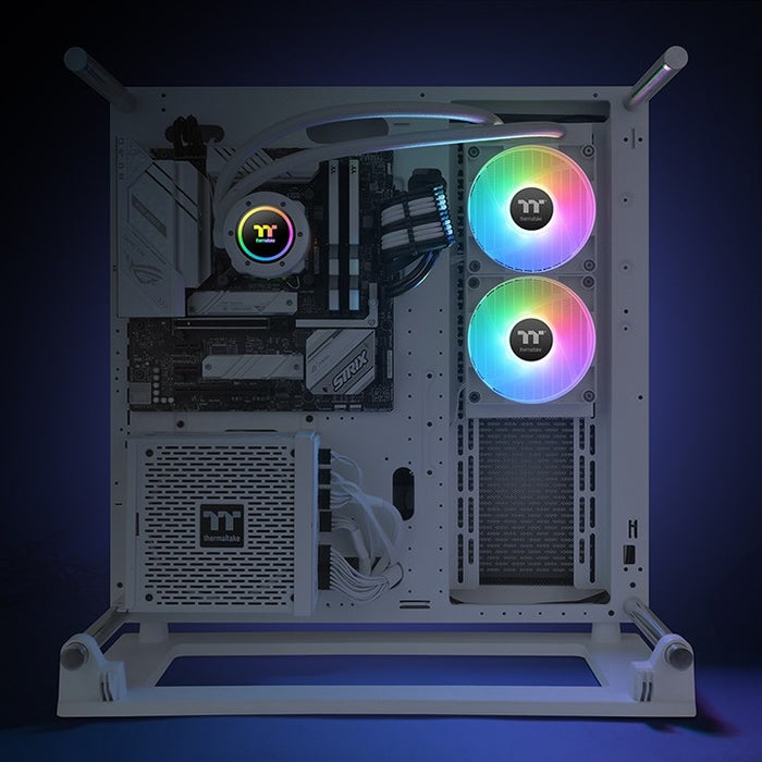 K Cooler Wasserkühlung Thermaltake TH240 V2 ARGB Sync CPU Liquid Cooler Snow Edition