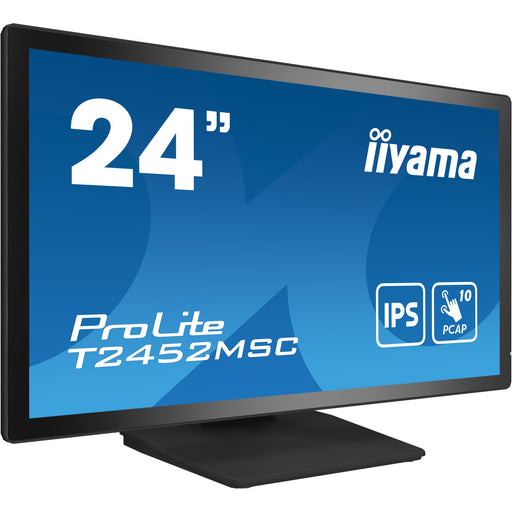 Custom Gaming Desktop PCs - Ireland - GAMEFORCE.IE-  61cm/24" (1920x1080) Iiyama ProLite T2452MSC-B1 16:9 FHD IPS Touch 14ms HDMI DP USB-C Speaker Black