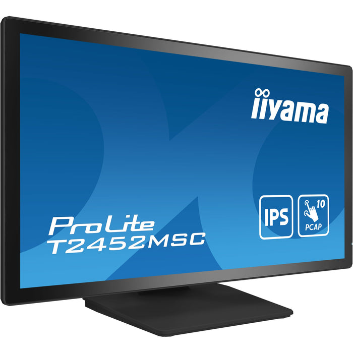 Custom Gaming Desktop PCs - Ireland - GAMEFORCE.IE-  61cm/24" (1920x1080) Iiyama ProLite T2452MSC-B1 16:9 FHD IPS Touch 14ms HDMI DP USB-C Speaker Black