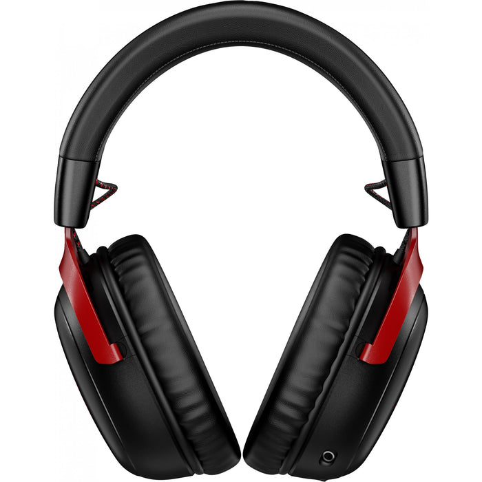 HP HyperX Cloud III Wireless Gaming Funk-Headset/7.1 Sound/DTS Headphone:X/Spatial Sound/Over-Ear - schwarz/rot