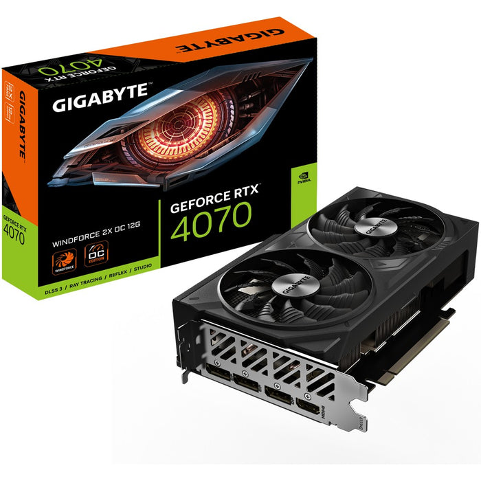 RTX 4070 12GB Gigabyte Windforce 2X OC GDDR6X