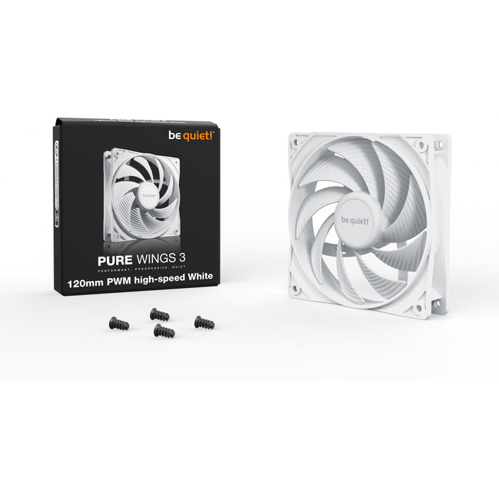 120mm be quiet! Pure Wings 3 PWM high-speed white