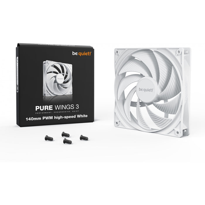 140mm be quiet! Pure Wings 3 PWM high-speed white