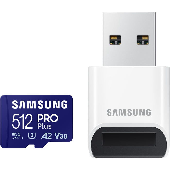 CARD 512GB Samsung PRO Plus microSDXC 180MB/s + USB-Kartenleser