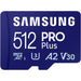 CARD 512GB Samsung PRO Plus microSDXC 180MB/s + USB-Kartenleser