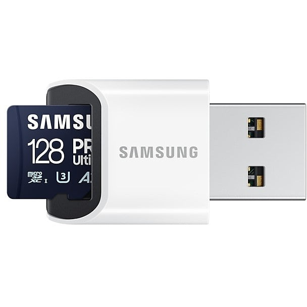 CARD 128GB Samsung PRO Ultimate microSDXC 200MB/s +USB-Kartenleser