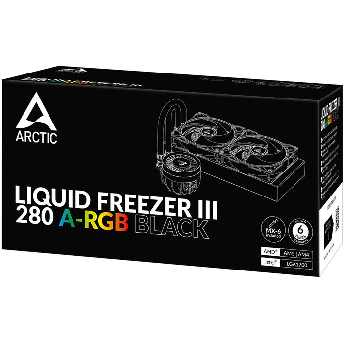K Cooler Wasserkühlung Arctic Liquid Freezer III 280 A-RGB Black