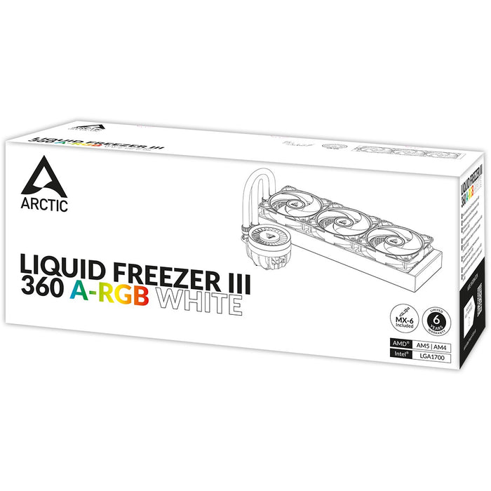 K Cooler Wasserkühlung Arctic Liquid Freezer III 360 A-RGB White